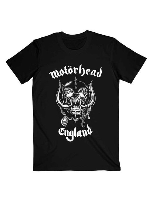 Motorhead: England (Black) Unisex Gyerek Póló