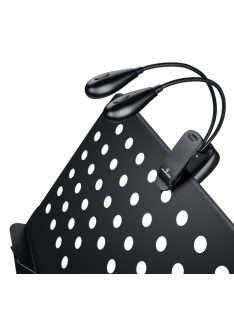 Csíptetős dupla kottalámpa (2x2 LED)