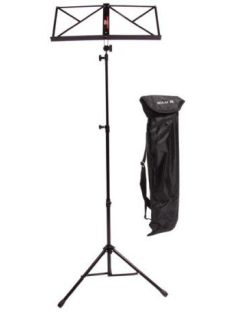 Stagg 3 szekciós megerősített kottaállvány-fekete