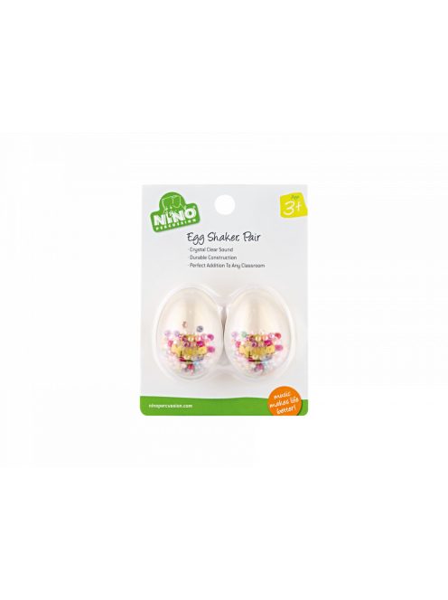 Meinl NINO tojás shaker 1 pár átlátszó