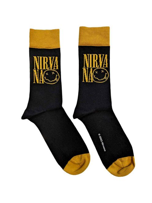 NIRVANA: LOGO STACKED Unisex Zokni (41-47)