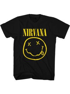 NIRVANA: YELLOW HAPPY FACE Unisex Póló