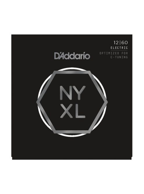 D'Addario NYXL 12-60 - carbon fémötvözet