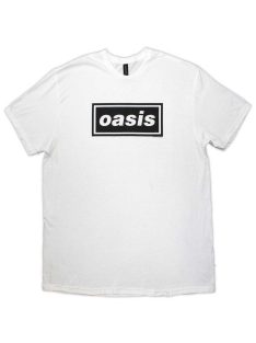 Oasis Decca Logo Fehér Unisex Póló