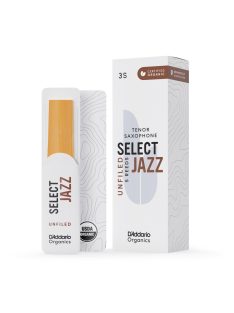   D'Addario Select Jazz Unfiled Tenor Sax First & Only Organic 3 Soft