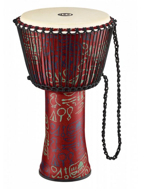 MEINL Percussion Travel Series African Djembe Pharaoh's Script, Extra-Large - Goat Head