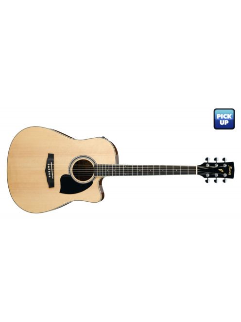Ibanez PF15ECE elektro akusztikus gitár- Natural High Gloss