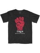 RAGE AGAINST THE MACHINE: RED FIST (BACK PRINT) Unisex Póló