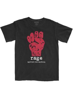  RAGE AGAINST THE MACHINE: RED FIST (BACK PRINT) Unisex Póló