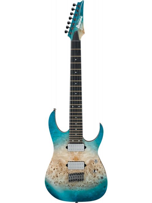 Ibanez RG Serie 7 String Caribbean Islet Flat + Gigbag