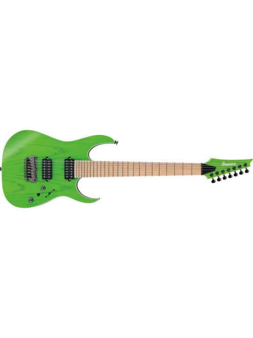 BANEZ RG Prestige E-Guitar 7 String Transparent Fluorescent Green