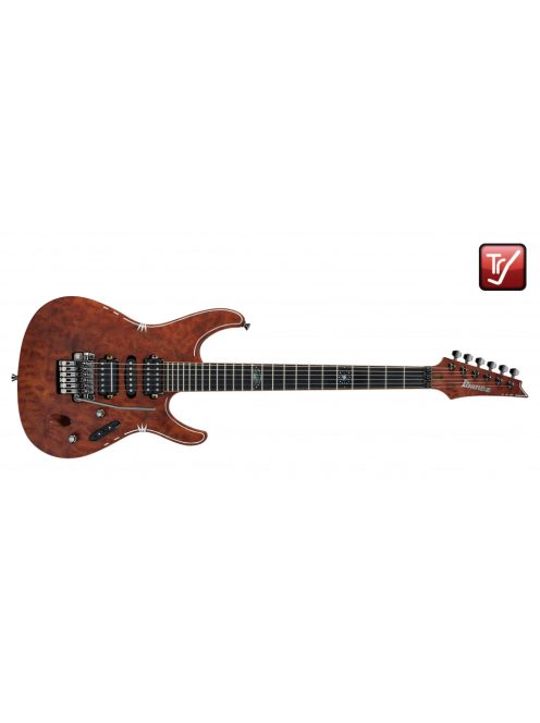 Ibanez S High Class Series E-Guitar 6 String Camphor Tree Burl incl. Gigbag