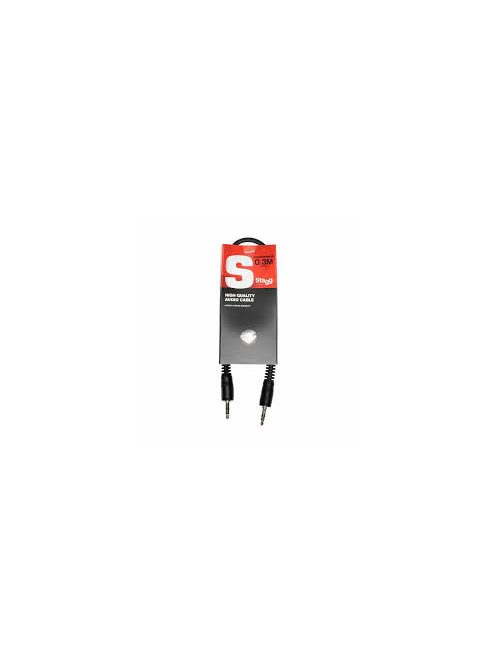 Stagg SAC030MPSMPSB 30 cm. audio kábel