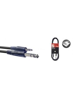 Stagg 3 méter  stereo kis jack-sztereó nagy jack kábel
