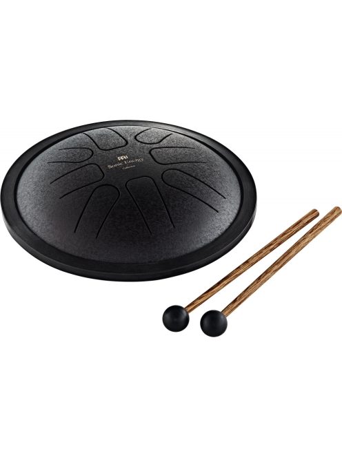 MEINL Sonic Energy Small Steel Tongue Drum F Minor, 8 Notes - Black / 7"/18 cm