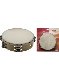 Stagg kézzel üthető fadob, két sor csörgővel 8"