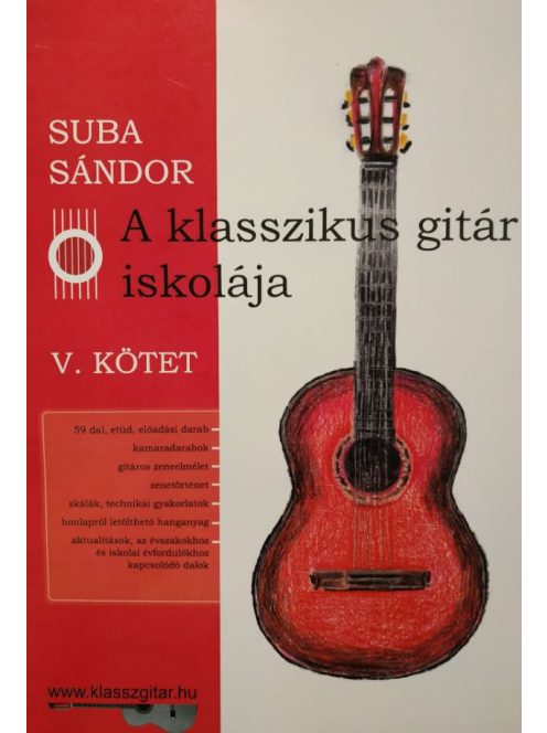 Suba Sándor: A klasszikus gitár iskolája V. kötet