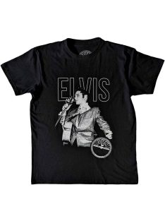 Sun Records:  Elvis Live Portrait Unisex Póló