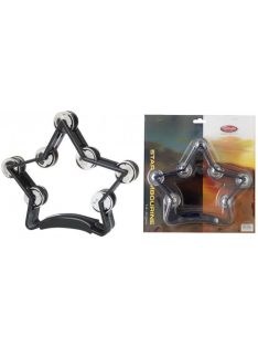 Stagg csillag alakú tamburin-fekete