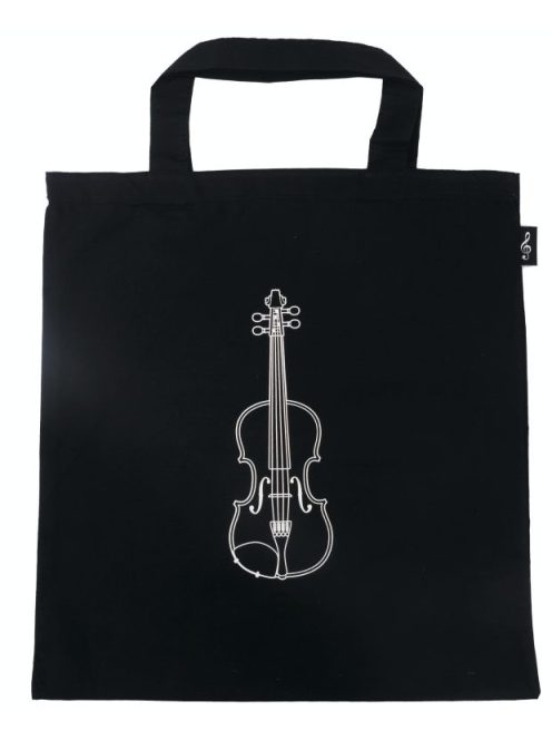 Hegedű mintás szatyor