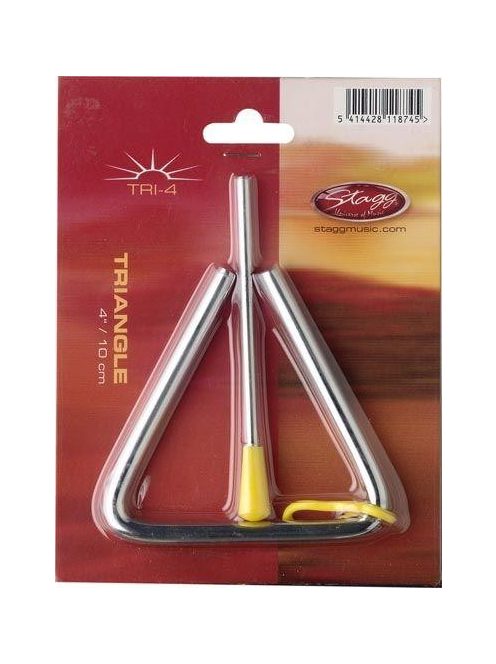 Stagg triangulum-4"-os-ütővel