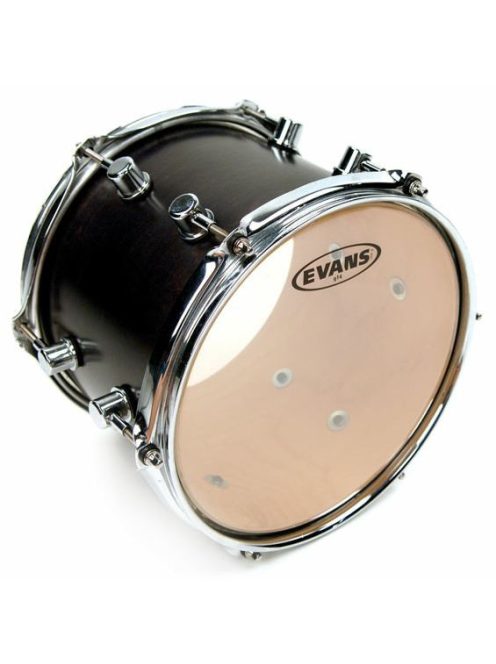 Evans tom ütőbőr 14"-os, egyrétegű - clear