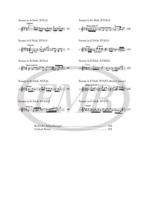 Joseph Haydn:  Samtliche Klaviersonaten-Band 1