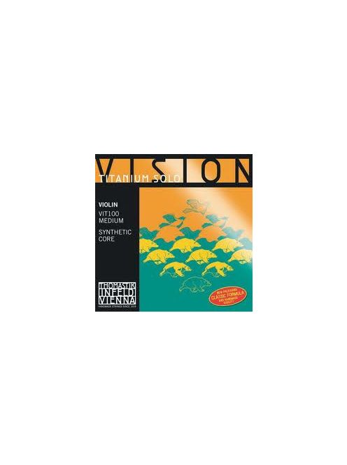 Thomastik Vision Titanium Solo hegedűhúr A -medium-fonott aluminium bevonat