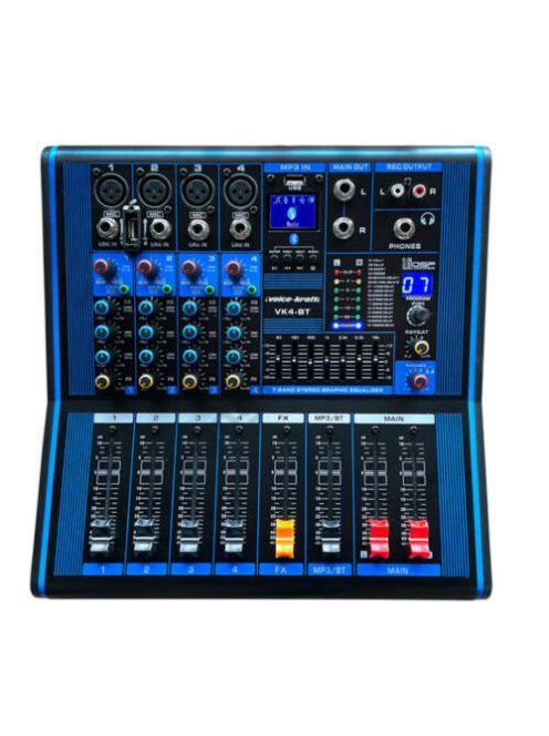 Professzionális 4 csatornás powermixer