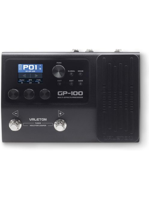 Valeton GP-100 multi-effekt processzor pedál, fekete