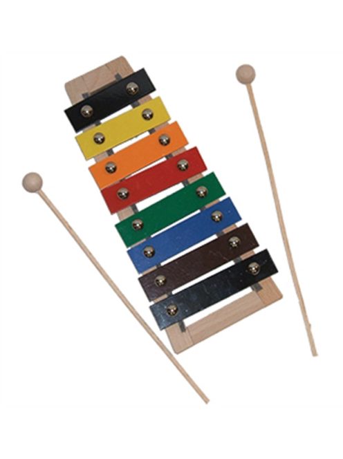 Egy oktávos színes metalofon