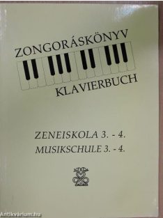   Zongoráskönyv 3.-4. osztályosok számára (beérkezés 2021 augusztus)