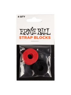 ERNIE BALL STRAP BLOCKS RED/BLACK