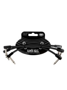 Ernie Ball FLEX PATCH KÁBEL 15CM 3 PACK BLACK