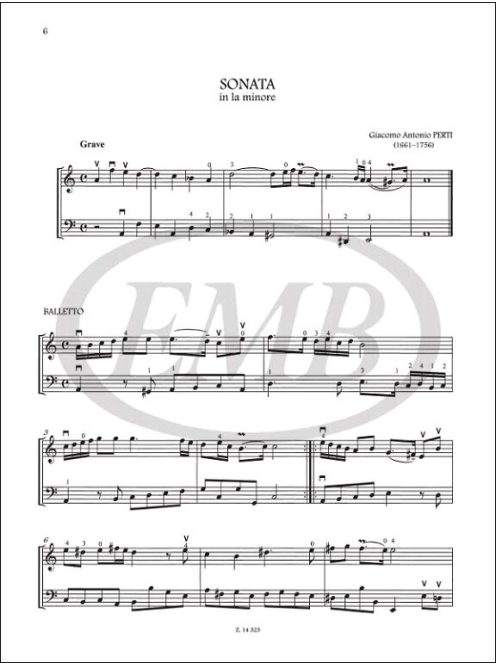 9 Sonate facili (prima posizione) del barocco italiano