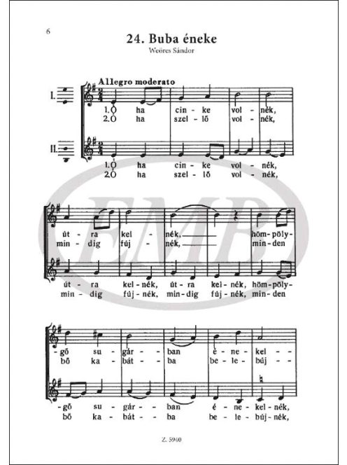 Papp Lajos: 35 könnyű kétszólamú egyneműkar 2