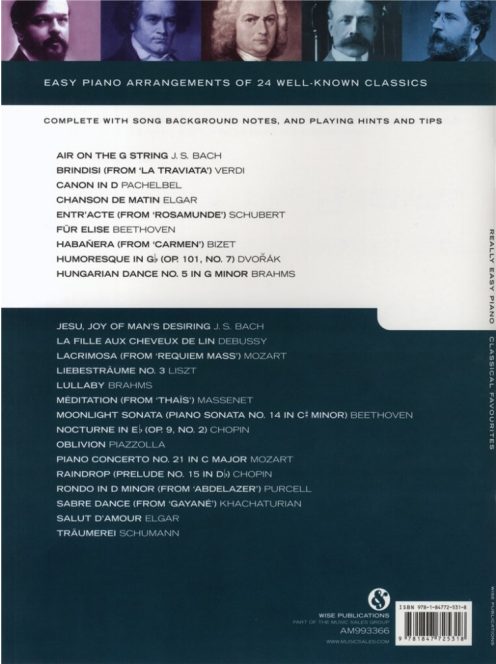 Really Easy Piano: Classical Favourities