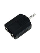 ADA-084 3.5 Jack(p) - 2x3.5 Jack(m) átalakító, sztereó