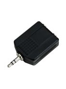 ADA-084 3.5 Jack(p) - 2x3.5 Jack(m) átalakító, sztereó